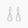 Boucles D'oreilles Pendantes Sila Argent Blanc-Histoire d'Or
