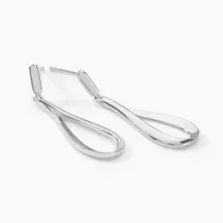 Boucles D'oreilles Pendantes Sila Argent Blanc-Histoire d'Or