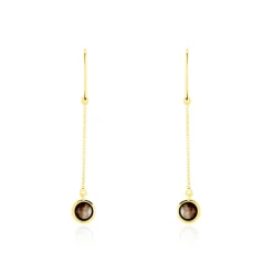 Boucles D'oreilles Pendantes Arenale Or Jaune Quartz-Histoire d'Or Online