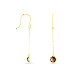 Boucles D'oreilles Pendantes Arenale Or Jaune Quartz-Histoire d'Or Online