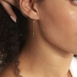 Boucles D'oreilles Pendantes Arenale Or Jaune Quartz-Histoire d'Or Online