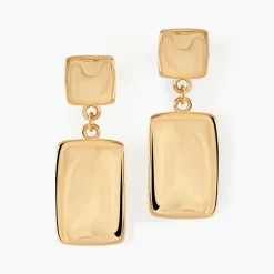 Boucles D'oreilles Pendantes Organica Or Jaune-Histoire d'Or Outlet