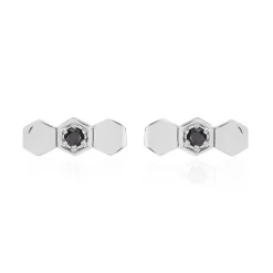Boucles D'oreilles Pendantes Ondina Argent Blanc Oxyde De Zirconium-Histoire d'Or Outlet