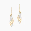 Histoire d'Or Boucles D'Oreilles Pendantes Sumati Or Jaune Oxyde De Zirconium