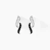 Histoire d'Or Boucles D'oreilles Pendantes Sylvie Argent Blanc Oxyde De Zirconium