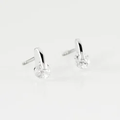 Boucles D'oreilles Pendantes Vera Argent Blanc Oxyde De Zirconium-Histoire d'Or Hot