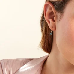 Boucles D'oreilles Pendantes Goutte Or Jaune Topaze-Histoire d'Or Best