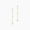 Boucles D'Oreilles Pendantes Madhav Or Jaune Diamant Synthétique-Histoire d'Or Outlet