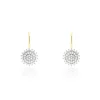 Histoire d'Or Boucles D'oreilles Pendantes Veronick Or Jaune Diamant
