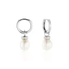 Boucles D'oreilles Pendantes Argent Blanc Iribert Perles De Culture-Histoire d'Or New