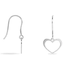 Boucles D'oreilles Pendantes Cosima Argent Blanc-Histoire d'Or Sale