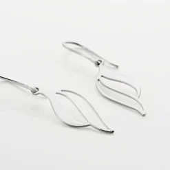 Boucles D'oreilles Pendantes Argent Blanc Prudent-Histoire d'Or Online