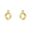 Boucles D'oreilles Pendantes Estefany Acier Inoxydable Doré-Histoire d'Or