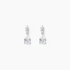 Boucles D'oreilles Pendantes Marie-helena Argent  Oxyde De Zirconium-Histoire d'Or Hot