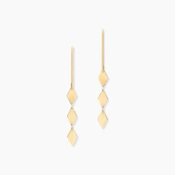 Boucles D'Oreilles Pendantes Epaphras Or Jaune-Histoire d'Or Outlet