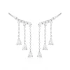 Boucles D'oreilles Pendantes Rilla Argent Blanc Oxyde De Zirconium-Histoire d'Or Discount