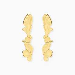 Boucles D'Oreilles Pendantes Goldess Acier Jaune-Histoire d'Or Online