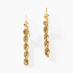 Boucles D'oreilles Pendantes Debbi Or Jaune-Histoire d'Or Online