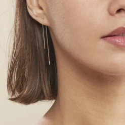 Boucles D'oreilles Pendantes Chloee Or Jaune-Histoire d'Or Discount