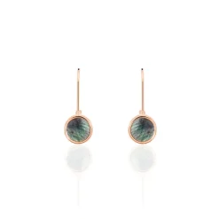 Boucles D'oreilles Pendantes Joana Or Rose Nacre-Histoire d'Or Discount