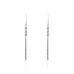 Boucles D'oreilles Pendantes Melodie Argent Blanc-Histoire d'Or Outlet