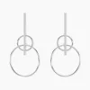 Boucles D'oreilles Pendantes Enissa Argent Blanc-Histoire d'Or Outlet