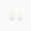Boucles D'oreilles Pendantes Oxyde Rond Or Jaune Oxyde De Zirconium-Histoire d'Or Best