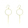 Boucles D'oreilles Pendantes Solaire Or Jaune-Histoire d'Or Hot