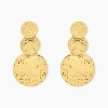 Boucles D'oreilles Pendantes Josephine Acier Doré-Histoire d'Or Best