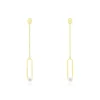 Boucles D'oreilles Pendantes Or Jaune Lucasta Perle De Culture-Histoire d'Or Hot