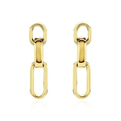Boucles D'oreilles Pendantes Jari Or Jaune-Histoire d'Or