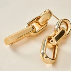 Boucles D'oreilles Pendantes Jari Or Jaune-Histoire d'Or