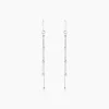 Boucles D'oreilles Pendantes Laïa Argent Blanc-Histoire d'Or Discount