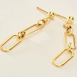 Boucles D'oreilles Pendantes Escape Or Jaune-Histoire d'Or Online