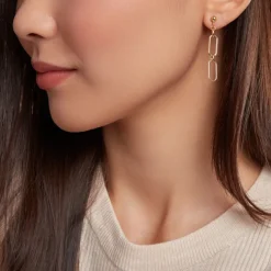 Boucles D'oreilles Pendantes Escape Or Jaune-Histoire d'Or Online