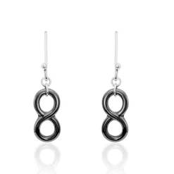 Boucles D'oreilles Pendantes Alicia Argent Blanc Céramique-Histoire d'Or Outlet