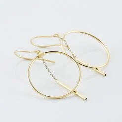 Boucles D'oreilles Pendantes Tila Or Jaune-Histoire d'Or New