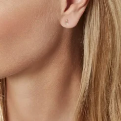 Boucles D'oreilles Pendantes Clementa Or Jaune Oxyde De Zirconium-Histoire d'Or Best