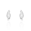 Boucles D'oreilles Pendantes Ange-line Argent Blanc Oxyde De Zirconium-Histoire d'Or New