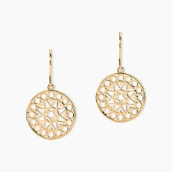 Boucles D'oreilles Pendantes Celso Plaqué Or Jaune-Histoire d'Or