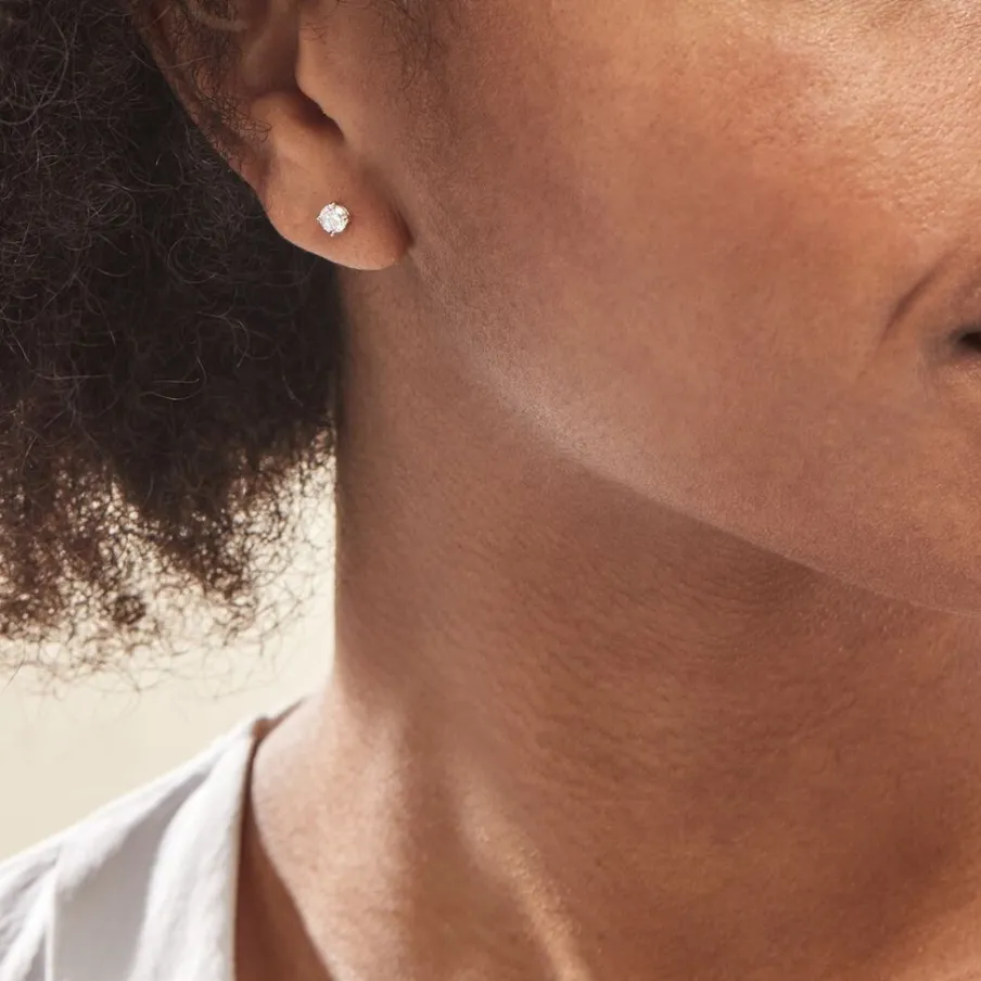 Histoire d'Or Boucles D'oreilles Puces Aphrodite