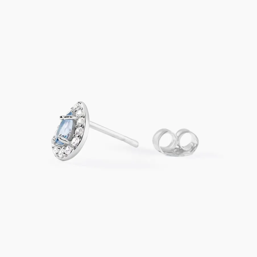 Histoire d'Or Boucles D'oreilles Puces Argent Blanc Tania Oxydes De Zirconium
