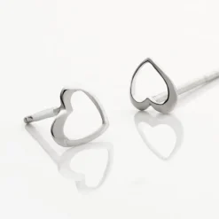 Histoire d'Or Boucles D'oreilles Puces Anne-maudae Coeurs