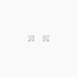 Histoire d'Or Boucles D'Oreilles Puces Aphrodite Or Blanc Diamant