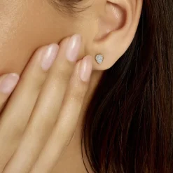 Boucles D'oreilles Puces Anitta Or Jaune-Histoire d'Or Sale