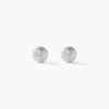 Histoire d'Or Boucles D'oreilles Puces Ayana Argent Blanc