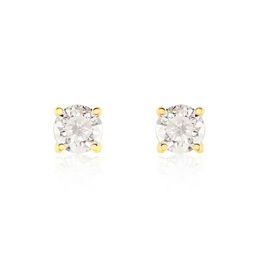 Histoire d'Or Boucles D'oreilles Puces Aphrodite