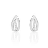 Boucles D'oreilles Puces Aelis Or Blanc Diamant-Histoire d'Or Hot