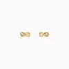 Boucles D'oreilles Puces Annie-francoise Infini Or Jaune-Histoire d'Or Online