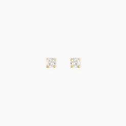 Boucles D'Oreilles Puces Aphrodite Or Jaune Diamant-Histoire d'Or Discount